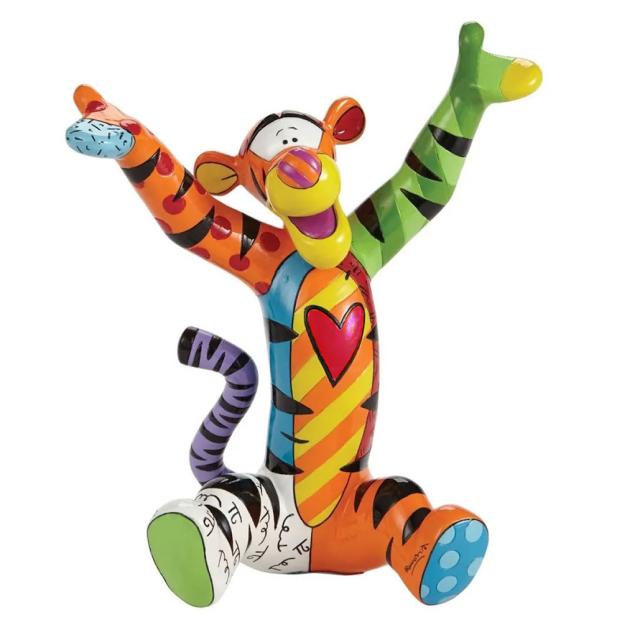 Romero Britto ディズニー バイ ブリット Disney by Britto ティガー 置物 フィギュア 人形 4044121 くまのプーさん トラ インテリア お