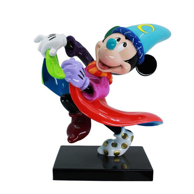 Romero Britto ディズニー バイ ブリット Disney by Britto ファンタジア ソーサラー ミッキー 置物 フィギュア 6017586 ミッキーマウス