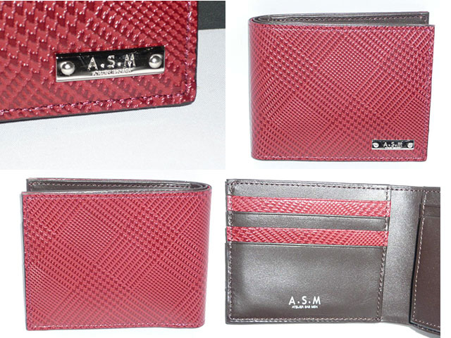 アトリエサブ ATELIER SAB バイアス 二つ折り札入れ 151662 歳暮 ikt02