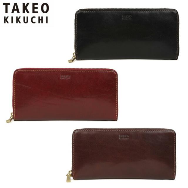 TAKEO KIKUCHI タケオキクチ タケオ キクチ エリア ラウンドファスナー長財布 カード段20 266617 ikt02