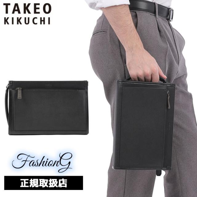 TAKEO KIKUCHI タケオキクチ タケオ キクチ ナビ メンズポーチ 27cm 271202 ikt02