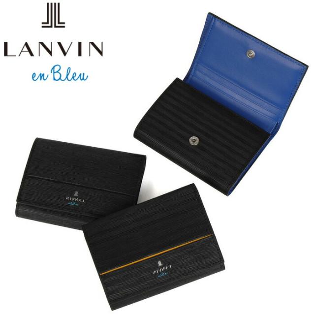LANVIN en Bleu 516605 ランバンオンブルー ロージュ 三つ折り財布 カード段8 ikt02