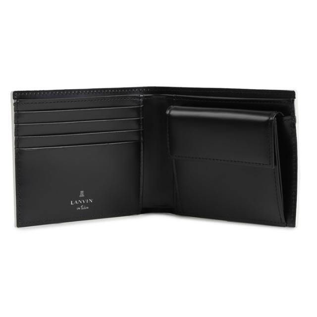 LANVIN en Bleu 519614 ランバンオンブルー バトラー 二つ折り紙入れ 歌留多段4 ikt02