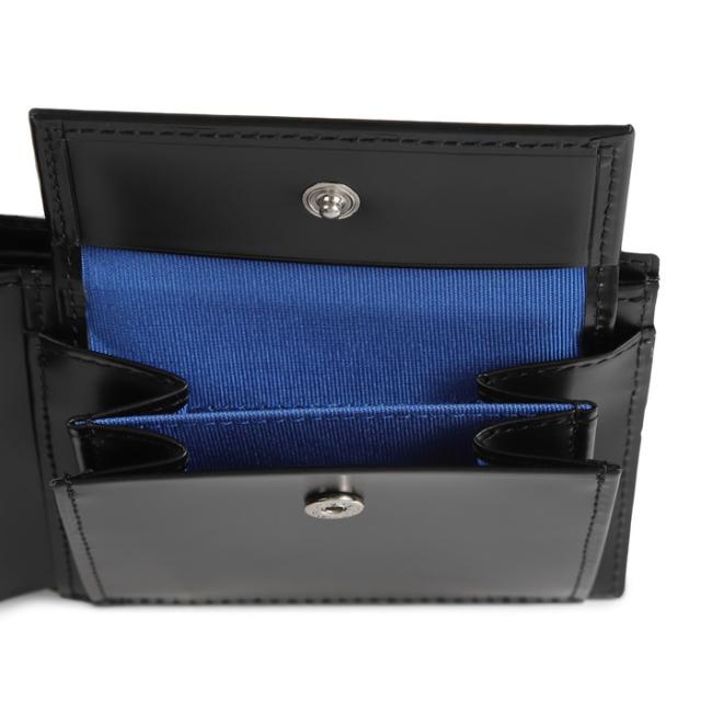 LANVIN en Bleu 519614 ランバンオンブルー バトラー 二つ折り紙入れ 歌留多段4 ikt02