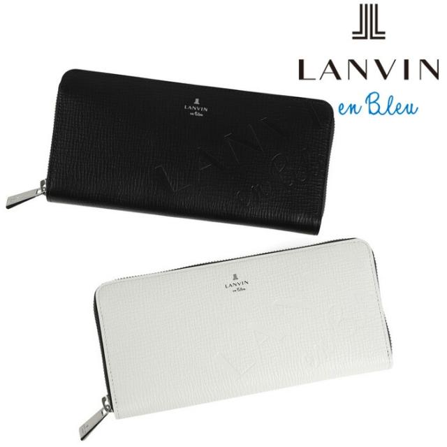 LANVIN en Bleu 519616 ランバンオンブルー バトラー ラウンドファスナー長財布 カード段12 ikt02