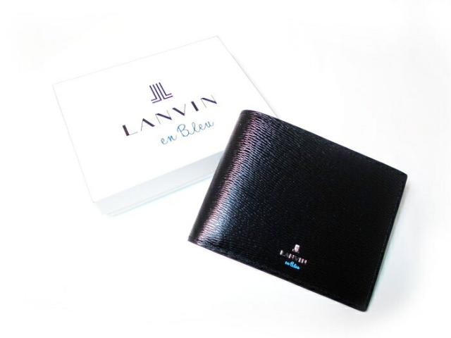 LANVIN en Bleu 579604 ランバンオンブルー ワグラム 二つ折り紙入れ 歌留多段4 ikt02