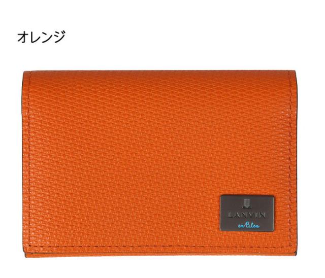 LANVIN en Bleu 581603 ランバンオンブルー ハイデ小物 名刺入れ ikt02