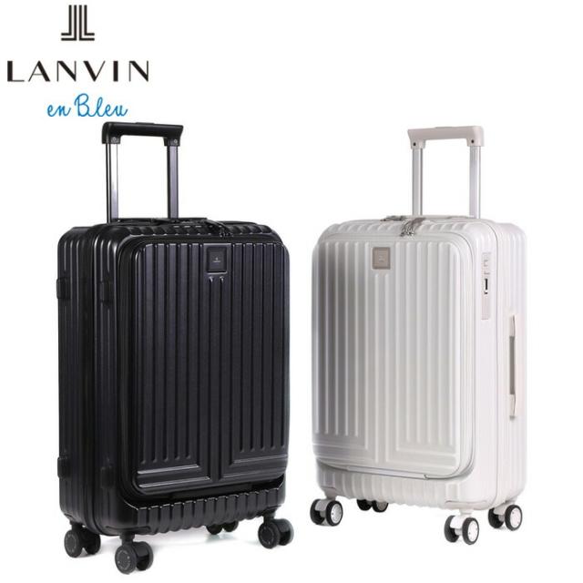 LANVIN en Bleu 595316 ランバンオンブルー ヴィラージュ ファスナー キャリーバッグ 54L Mサイズ ikt02