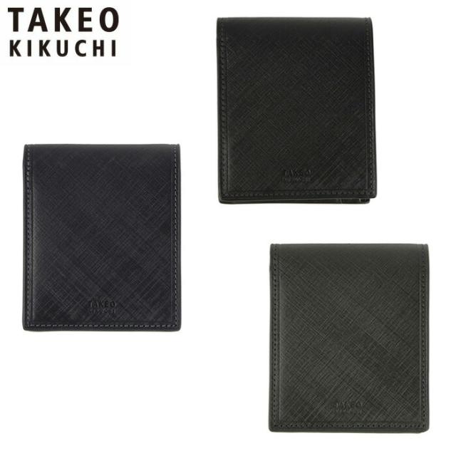 TAKEO KIKUCHI タケオキクチ タケオ キクチ シグマ 二つ折り財布 カード段4 727626 ikt02