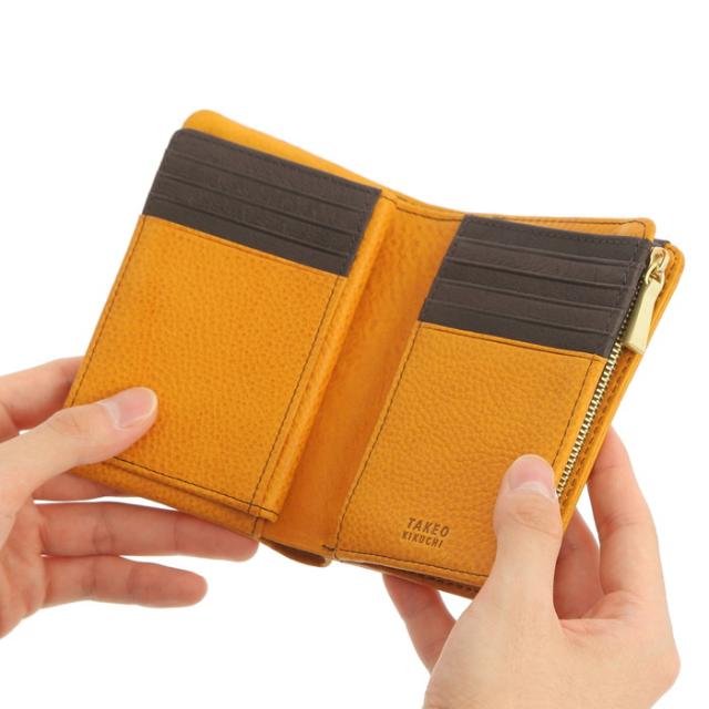 TAKEO KIKUCHI タケオキクチ タケオ キクチ ソフィア 二つ折り財布 中