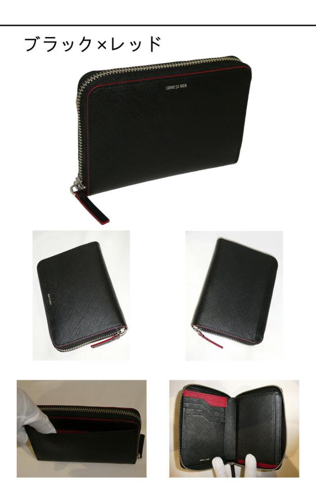 COMME CA MEN コムサメン コール 二つ折り財布 6885 ajk74