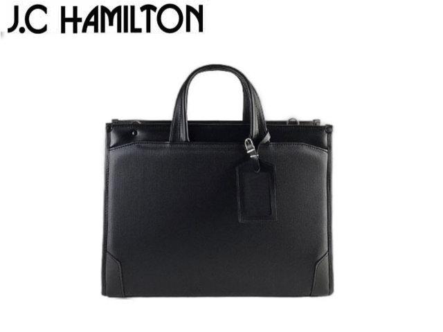 平野鞄 ひらのかばん ヒラノ ビジネスバッグ メンズ B4 撥水 2way 2層 大開き 牛革ハンドル タブレット対応 営業カバン 黒 横 横型 J.C HAMILTON KBN01049 hira39
