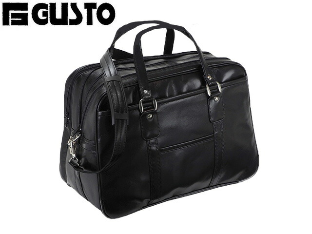 平野鞄 ひらのかばん ヒラノ ボストンバッグ 仕事鞄 銀行ボストン 日本製 豊岡製鞄 メンズ B4 2室 銀行 黒 G-GUSTO KBN 10442 hira39