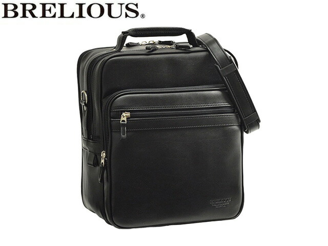 平野鞄 ひらのかばん ヒラノ ショルダーバッグ 手提げバッグ ビジネスバッグ 日本製 豊岡製鞄 A4対応 メンズ 縦 縦型 黒 ２層 2WAY マチ広 軽量 BRELIOUS KBN 16462 hira39