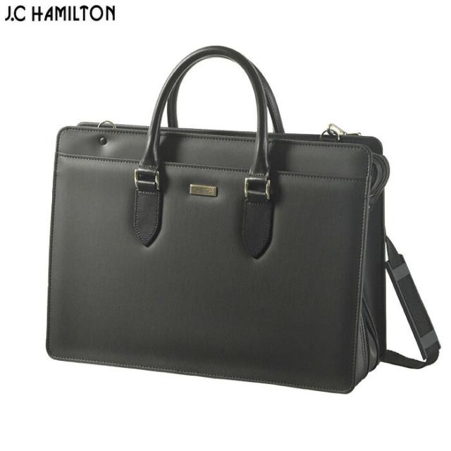 平野鞄 ひらのかばん ヒラノ ビジネスバッグ ブリーフケース 日本製 豊岡製鞄 メンズ B4 横 マチ拡張 自立 牛革製ハンドル 通勤 黒 KBN 22355 J.C HAMILTON hira39
