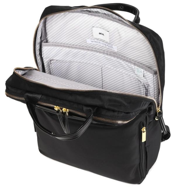 ace.GENE ACE.GENE エース acegene エースジーン フィッテム ビジネスリュック レディースビジネス A4 14.0インチPC収納 68682 ace63_11