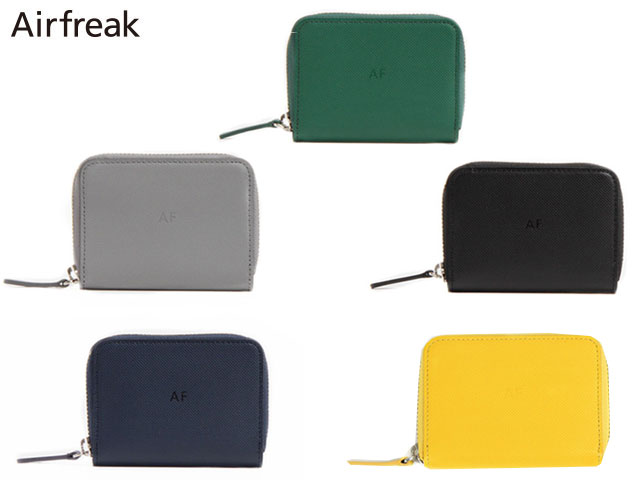 正規品 メンズ レディース    通勤 通学 記念日 冠婚葬祭 贈答品 ギフト 【Airfreak】 エアフリーク ラウンドジップミニウォレット ラウンドファスナー 財布 AF12 rowa12
