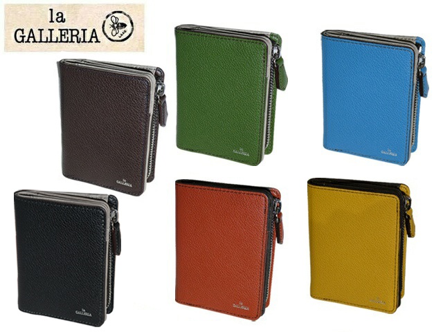 青木 青木鞄 アオキ あおきかばん あおき la GALLERIA ラ・ガレリア ジェネリコ キーリング付 二方 ファスナー二つ折り財布 2623 aoki08
