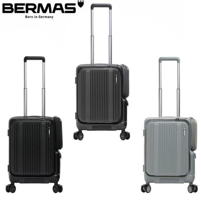 BERMAS バーマス EURO CITY3 サイドポケット付きフロントオープン 35L 48cm 60526