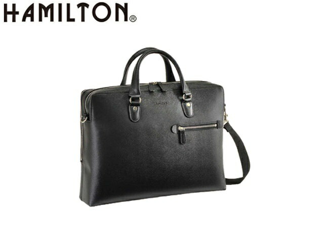 正規品 メンズ レディース    通勤 通学 記念日 冠婚葬祭 贈答品 ギフト ブリーフケース ビジネスバッグ メンズ レディース ユニセックス B4 2室 タブレット対応 通勤 黒 KBN 26691 ハミルトン HAMILTON hira39
