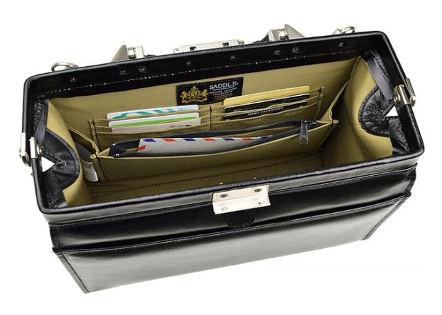 レザーバッグ ミニダレスバッグ ビジネスバッグ 日本製 豊岡製鞄 牛革 本革 レザー メンズ A5ファイル ワンタッチ錠前 レトロ 高級感 街持ち ビジネス 旅行 黒 チョコ #22323 サドル SADDLE hira39_3