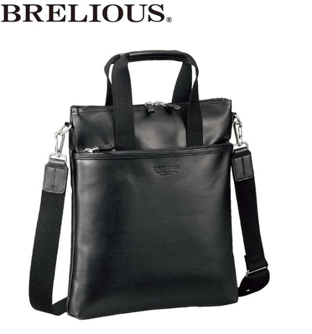 ショルダーバッグ メンズ A4 縦型 合皮 a4 日本製 豊岡製鞄 ビジネス #26666 ブレリアス BRELIOUS  hira39