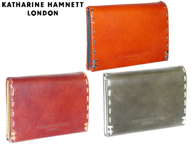 正規品 メンズ レディース    通勤 通学 記念日 冠婚葬祭 [キャサリンハムネットロンドン] KATHARINE HAMNETT LONDON COLOR TAILORED II カラーテーラードII 三つ折り財布 490-58702 sanyo06