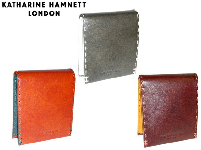 正規品 メンズ レディース    通勤 通学 記念日 冠婚葬祭 [キャサリンハムネットロンドン] KATHARINE HAMNETT LONDON COLOR TAILORED II カラーテーラードII 二つ折り財布 490-58704 sanyo06
