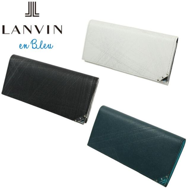 LANVIN en Bleu 513624 ランバンオンブルー アクア 長財布 カード段11 ikt02