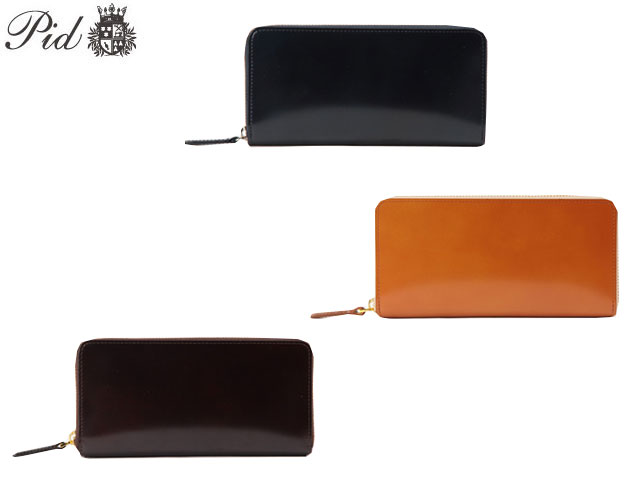 正規品 メンズ レディース    通勤 通学 記念日 冠婚葬祭 贈答品 ギフト PID ピーアイディー コードバンウォレット ラウンドファスナー 長財布 25265 rowa12