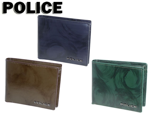 正規品 メンズ レディース  ポイント10倍  通勤 通学 記念日 冠婚葬祭 父の日 ポリス POLICE SPAZZOLA パッツォラ 70501 PA-70501 二つ折り財布 potj47