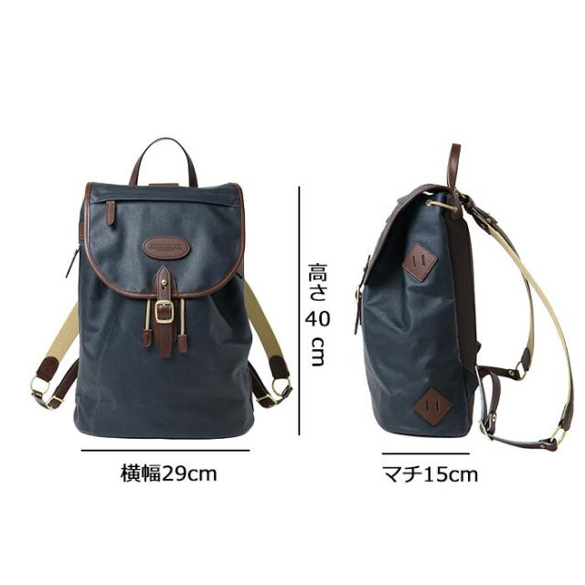 SILVER LAKE CLUB シルバーレイククラブ 日本製 オイルパラフィン帆布 リュック B4 236751_2