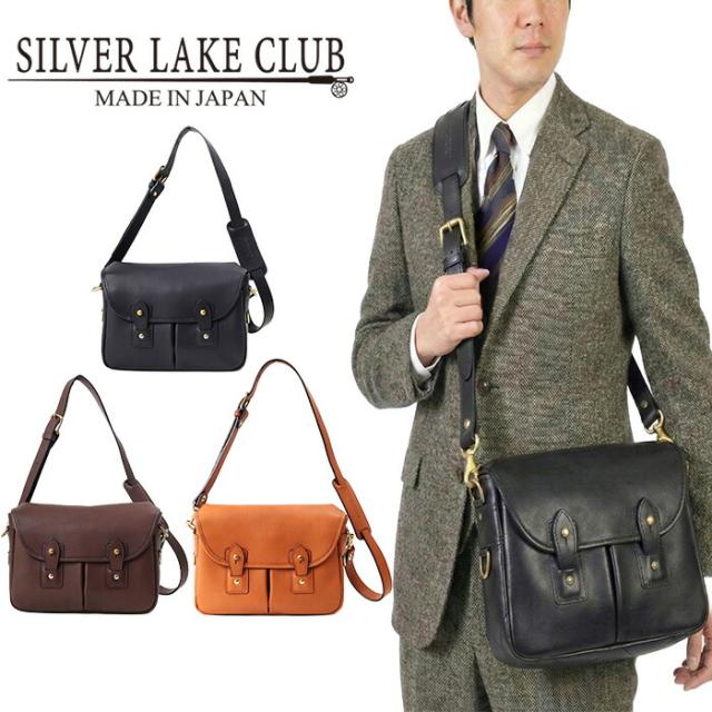 SILVER LAKE CLUB シルバーレイククラブ 日本製 TEMOMI レザーショルダーバッグ 427102