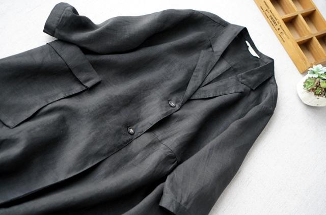 カーディガン 春 夏 秋 レディース ブラック ミルキーホワイト シャツ