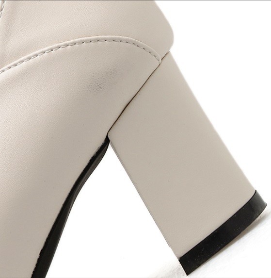 ハイヒール ハイヒール 7cmヒール 太ヒール ポインテッドトゥ 無地 オールシーズン 10代 20代 30代 40代 50代 レディース オフィス OL 学生 デイリー 22.5cm 23.0cm 23.5cm 24.0cm 24.5cm 25.0cm ブラックスエード ブラック オフホワイト