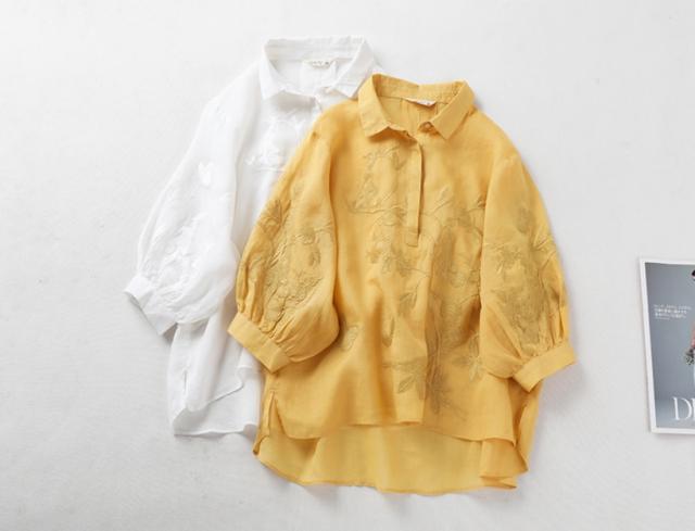 トップス ブラウス レディース カジュアル ファッション シャツ 花柄