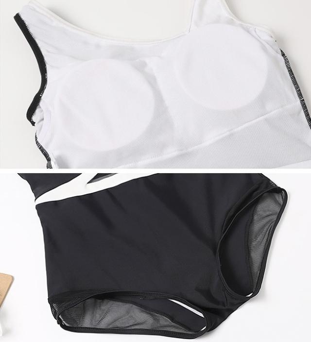 レディース 水着 ワンピース 人気 通販 ワンショル風 カットアウト