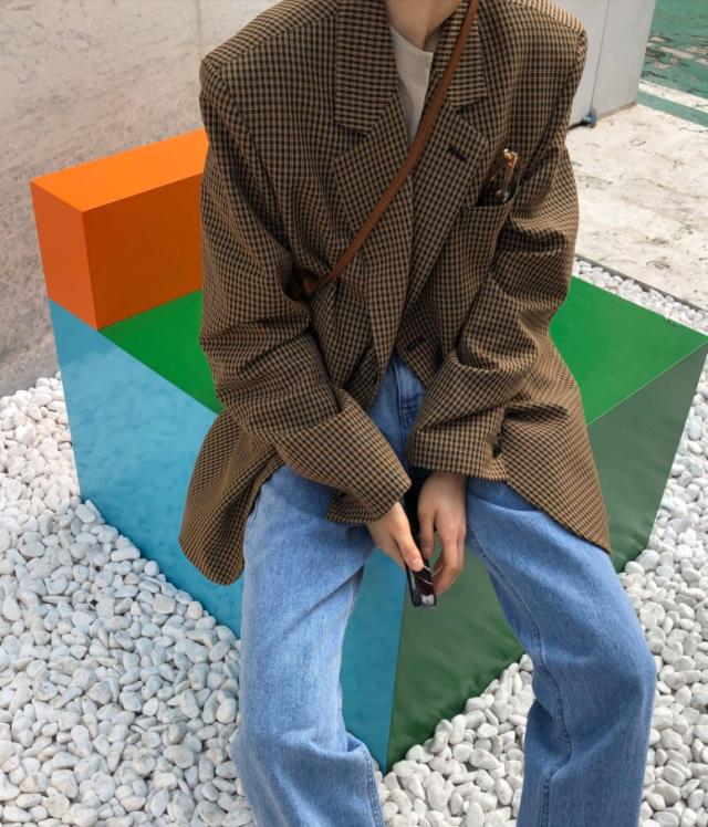 チェックジャケット アウター ジャケット 袖あり 長袖 Vネック 前開き 大人可愛い きれいめ シンプル カジュアル 大人 おしゃれ お洒落 大人可愛い 大人女子 こなれ感 ラフ チェック柄 春 秋 10代 20代 30代 レディース 学生 通学 デート お出かけ 女子会 休日 着回し 普段使の通販は 6,380円