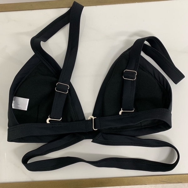 三角 ビキニ レディース ノンワイヤー パッド付き 上下セット