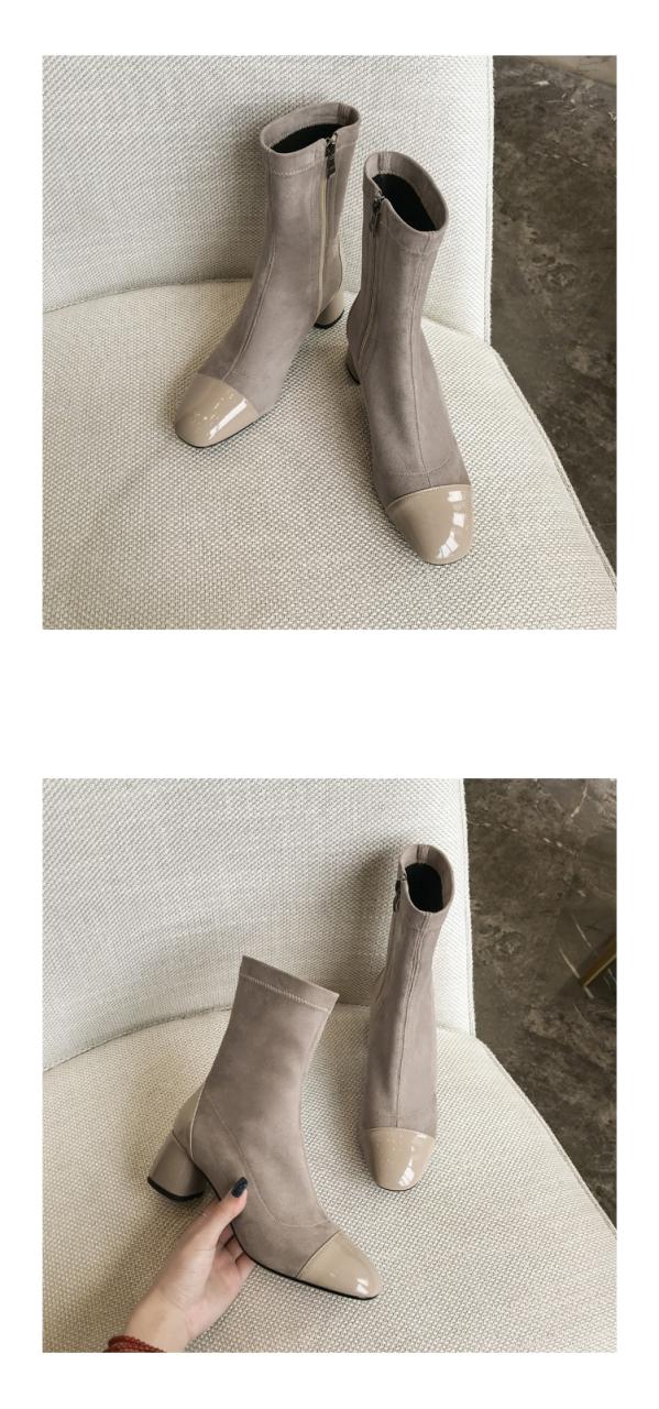 スウェードブーツ ブーツ ソックスブーツ 5cmヒール スウェード きれいめ シンプル 無地 春 秋 冬 10代 20代 30代 40代 レディース OL デート お出かけ サイズ 21.5cm 22cm 22.5cm 23.0cm 23.5cm 24.0cm 24.5cm 25.0cm ブラック カーキ