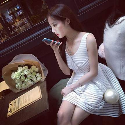 フレア ワンピース ミニ ドレス ノースリーブ プリーツ ハイウエスト 切り替えデザイン ラウンドネック 脚長効果 かわいい きれいめ シンプル おしゃれ 大人 お出かけ デート ディナー パーティー キャバ  ラブリー キュート ガーリー 主役級 ボーダー 透け感 二次会 結婚式の通販は