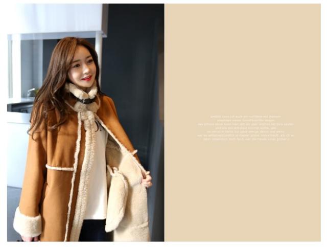 ムートンコート レディース アウター ムスタン ミモレ丈 ロング丈