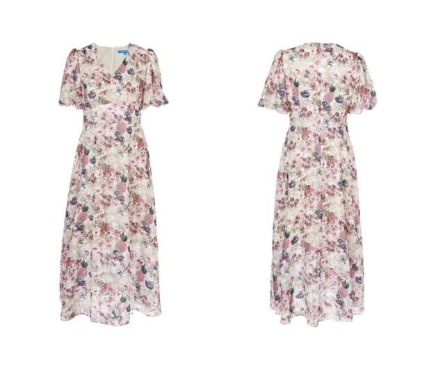 ワンピース 半袖 きれいめ レディース ピンク 大きいサイズ XL 2XL