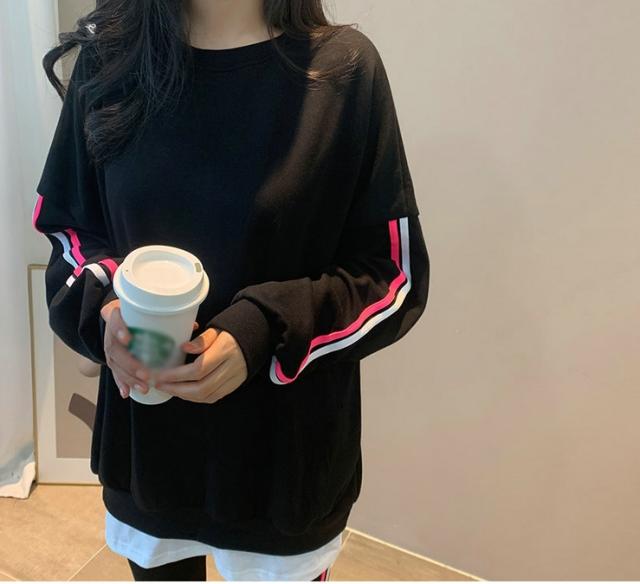 スウェット レディース セットアップ 長袖 レギンス ラウンドネック