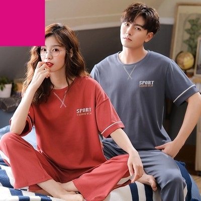 ルームウェア パジャマ 寝巻き Tシャツ パンツ トップス ボトムス 上下セット 2点セット ツーピース 半袖 袖あり チェック柄 ラウンドネック パンツ ズボン ロング丈 ロングパンツ ゆったり カップル お揃い ペア かわいい 可愛い おしゃれ お洒落 部屋着 お泊り デート 休日