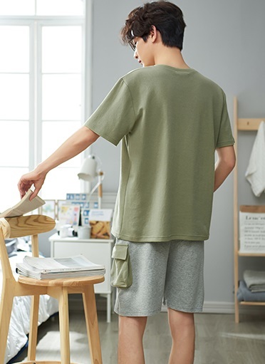 ルームウェア パジャマ 寝巻き ワンピース Tシャツ クロップドパンツ