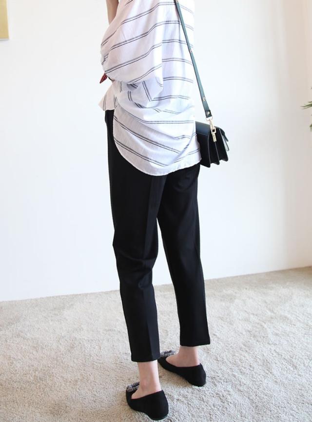 マタニティ 9分丈 テーパードパンツ ボトムス パンツ ズボン ポケット ハイウエスト ウエストゴム 伸縮性 薄手 厚手 きれいめ シンプル カジュアル 大人 おしゃれ お洒落 大人女子 無地 春 夏 秋 30代 40代 50代 レディース ママ 通勤 デート お出かけ 公園デビュー 女子会 休_12