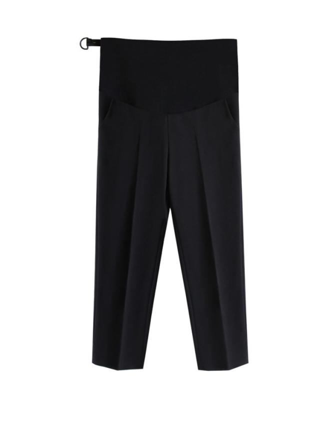 マタニティ 9分丈 テーパードパンツ ボトムス パンツ ズボン ポケット ハイウエスト ウエストゴム 伸縮性 薄手 厚手 きれいめ シンプル カジュアル 大人 おしゃれ お洒落 大人女子 無地 春 夏 秋 30代 40代 50代 レディース ママ 通勤 デート お出かけ 公園デビュー 女子会 休_7