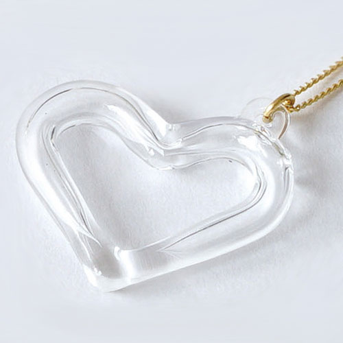 カリス ガラスネックレス ハート AN-H (品番：3066164) - カリス成城 6,600円