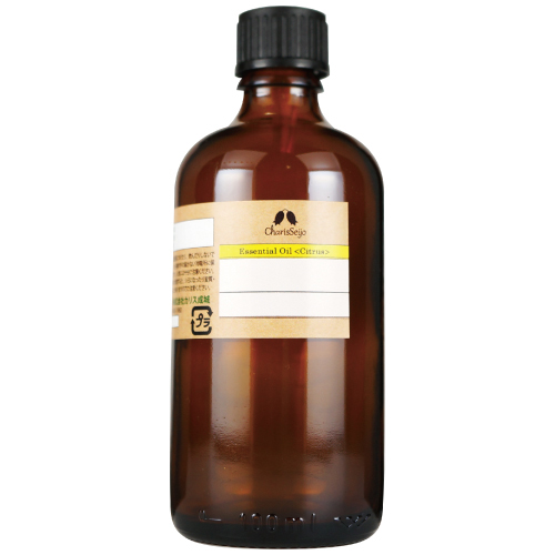 カリス ユズ（水蒸気蒸留法）オイル 100ml (品番：8998) - カリス成城 [アロマオイル/エッセンシャルオイル]